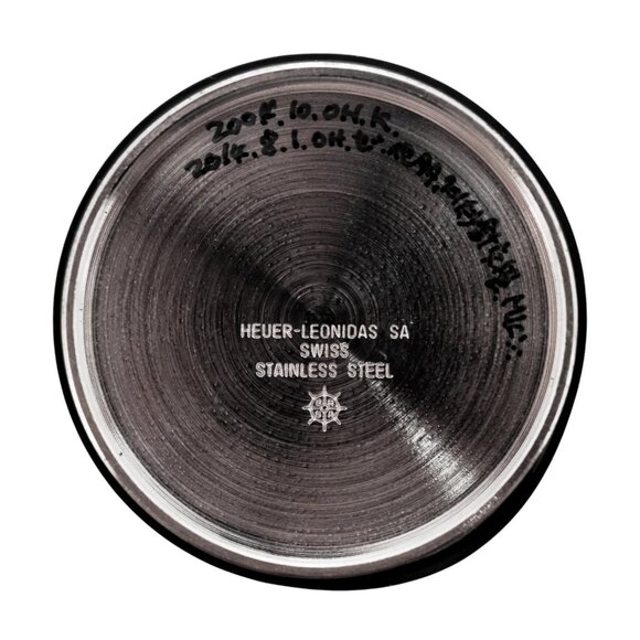 Heuer 38mm Vintage Verona Black Dial Automatic Chronograph Watch - Picture 7 of 9